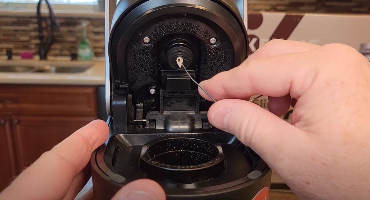 cleaning keurig k slim needle