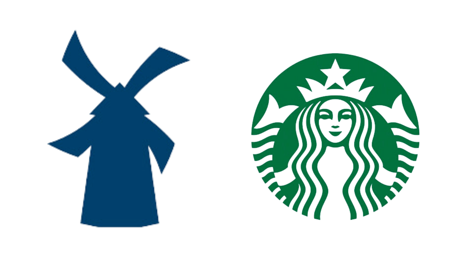 dutch bros logo and starbucks logo