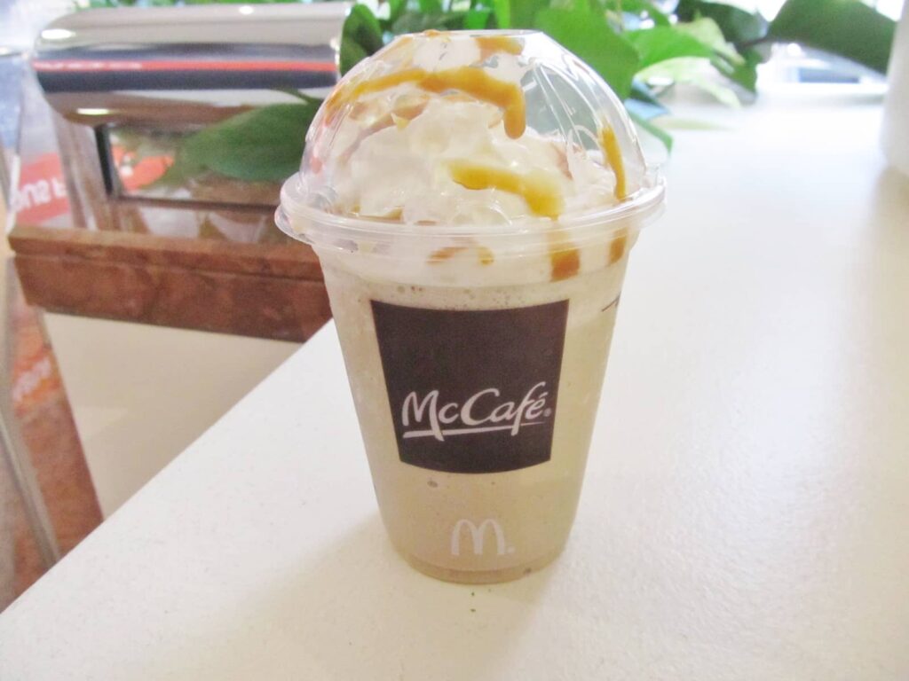 mcdonalds caramel frappe