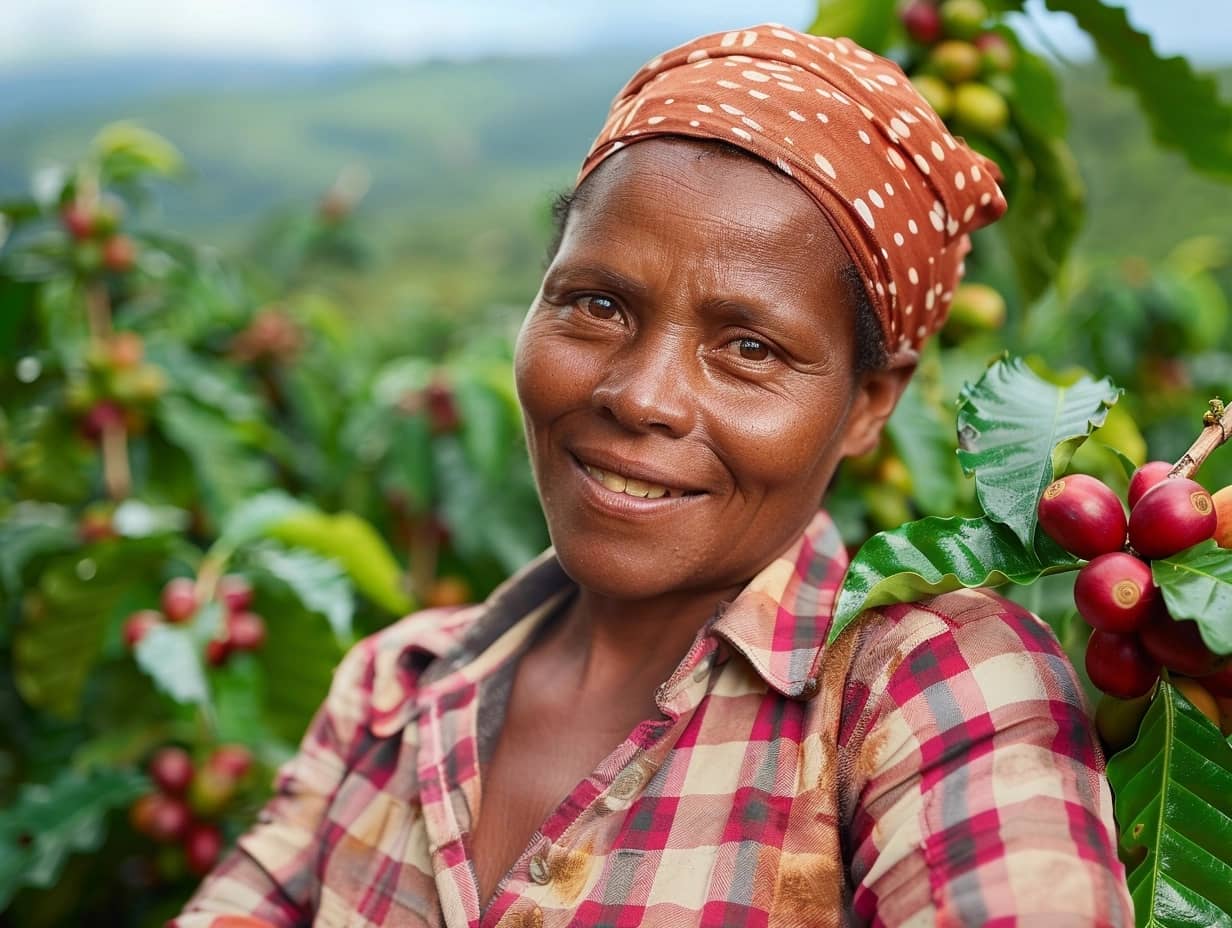 woman coffee farmer