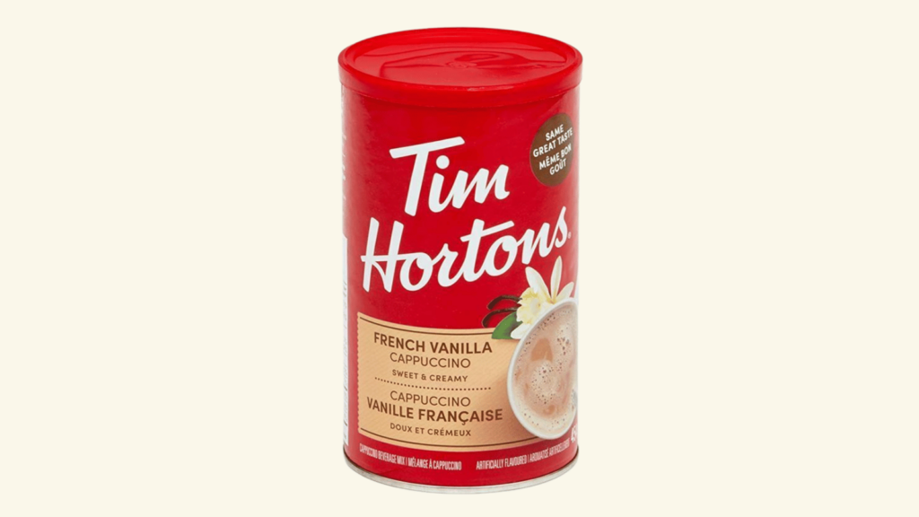 Tim Hortons French Vanilla Instant Cappuccino